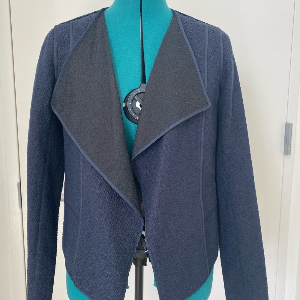 Vince Asymmetrical Navy/Black Jacket